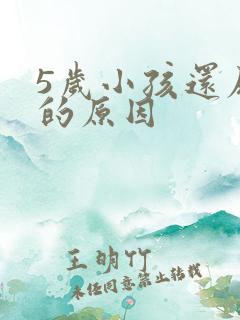 5岁小孩还尿床的原因