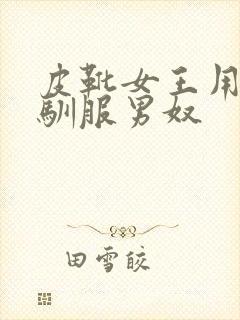 皮靴女王用皮鞭驯服男奴