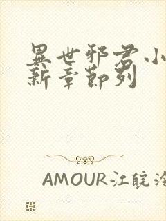 异世邪君小说最新章节列