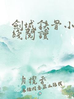 剑城铁骨小说在线阅读