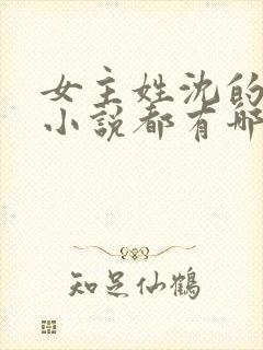 女主姓沈的古代小说都有哪些