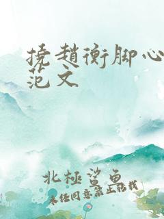 挠赵衡脚心作文范文