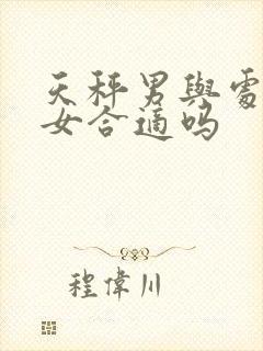 天秤男与处女座女合适吗