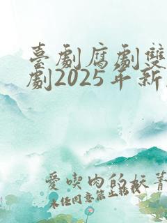 台剧腐剧双男主剧2025年新剧