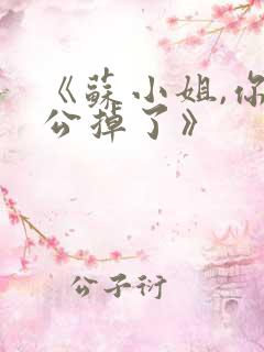 《苏小姐,你老公掉了》