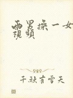 两男操一女免费视频