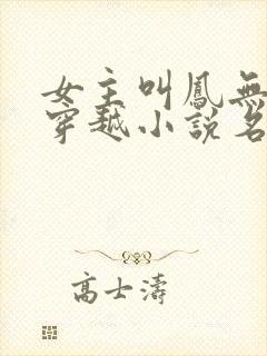 女主叫凤无忧的穿越小说名