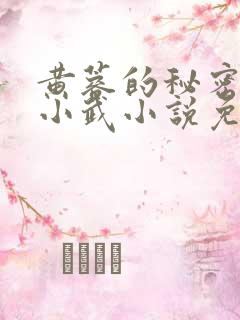 黄蓉的秘密大武小武小说免费阅读