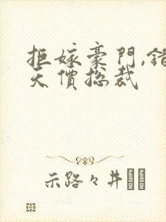 拒嫁豪门,错惹天价总裁