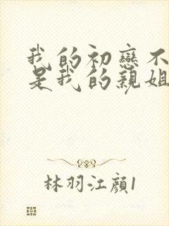 我的初恋不可能是我的亲姐姐 动漫免费观看