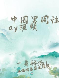 中国男同性恋gay视频