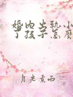 婚内出轨小三有了孩子怎么办