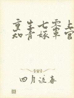 重生七零上山当知青嫁军官