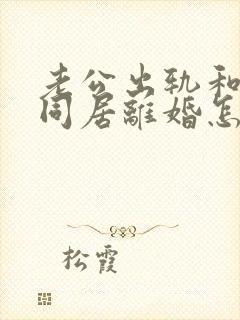 老公出轨和小三同居离婚怎么判