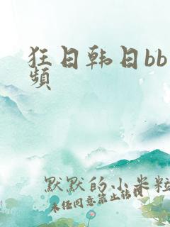 狂日韩日bb视频