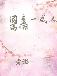 国产一成人午夜高潮