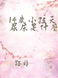 14岁小孩天天尿床是什么病