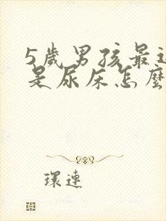 5岁男孩最近老是尿床怎么回事