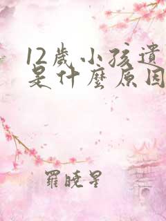 12岁小孩遗尿是什么原因