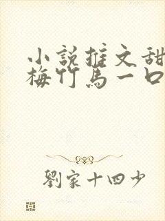 小说推文甜文青梅竹马一口气看完