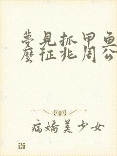 梦见抓甲鱼是什么征兆周公解梦