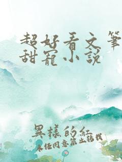 超好看文笔好的甜宠小说