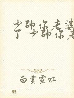 少帅你老婆又跑了 少帅你老婆又跑了