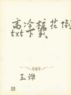 高冷校花倒追我txt下载