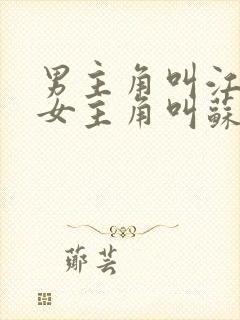 男主角叫江易淮女主角叫苏雨眠的小说