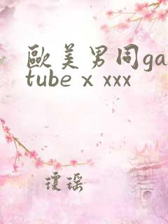 欧美男同gaytubeⅹxxx