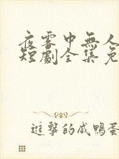 夜雾中无人爱我短剧全集免费播放