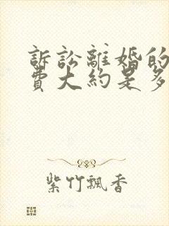 诉讼离婚的律师费大约是多少