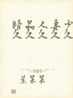 精品人妻少妇久久久久久久久