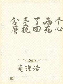 分手了两个月怎么挽回死心的男朋友