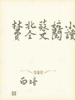 林北苏婉小说免费全文阅读