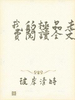 我的极品老婆免费阅读全文