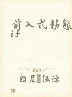 前入式动态图gif