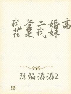 我爸二婚高冷校花是我妹