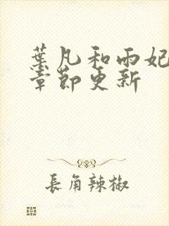 叶凡和雨妃最新章节更新