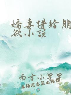 娇妻借给朋友泄欲小说