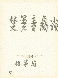 林墨主角小说全文免费阅读