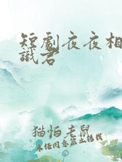 短剧夜夜相见不识君