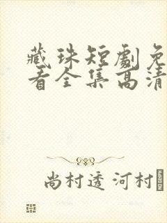 藏珠短剧免费观看全集高清