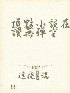 顶点小说在线阅读无弹窗