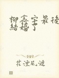 柳鑫宇最后和谁结婚了