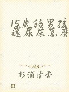 15岁的男孩子还尿床怎么办