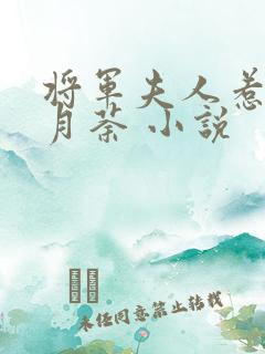 将军夫人惹不得月荼 小说