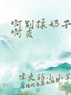 啊别揉奶子了,啊爽