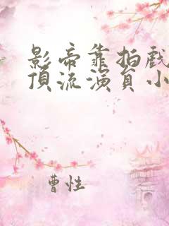 影帝靠拍戏追回顶流演员小说