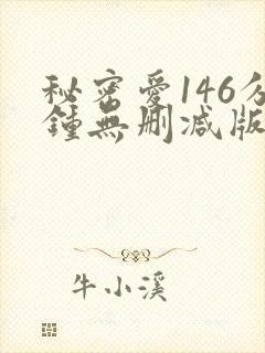 秘密爱146分钟无删减版